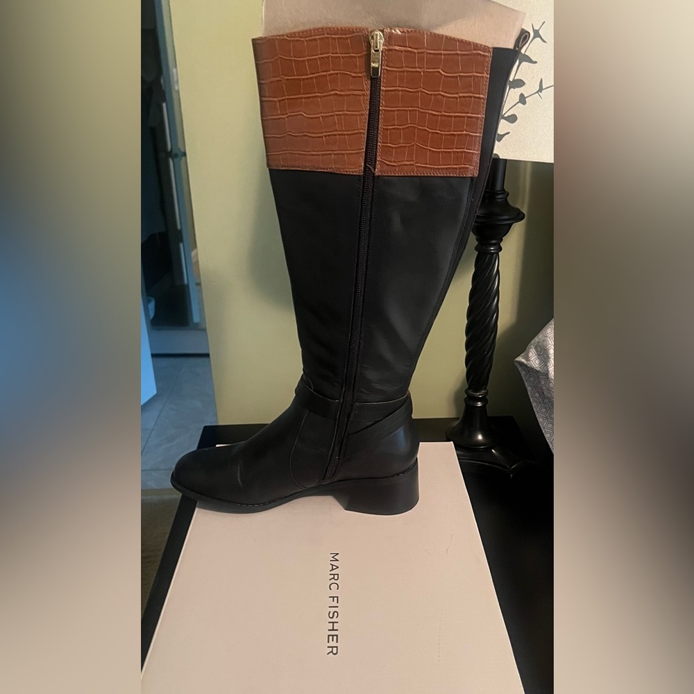 Marc Fisher Leather Riding Boots